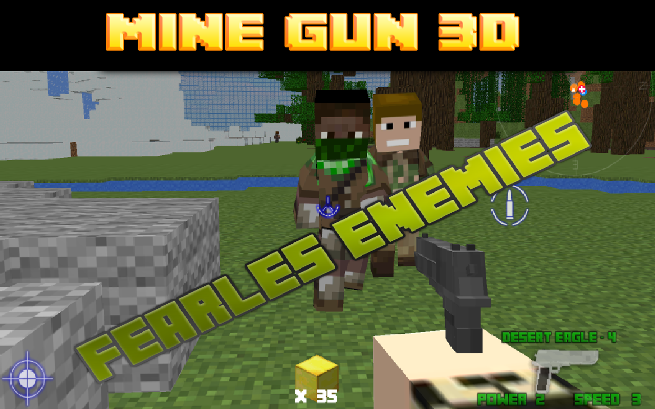 Mine Gun 3d – Cube FPS C18b APK for Android Screenshot 7