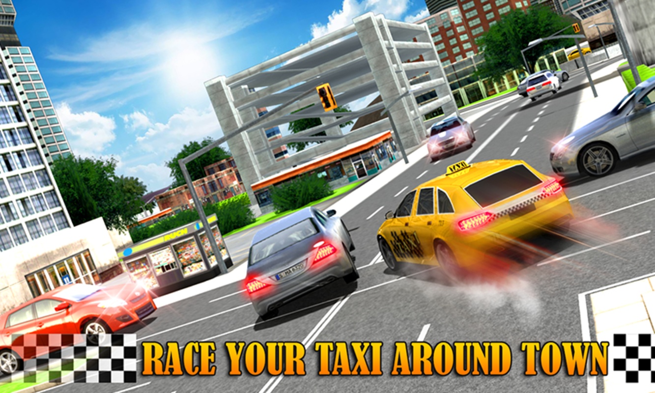 Modern Taxi Driving 3D 1.4 APK for Android Screenshot 1