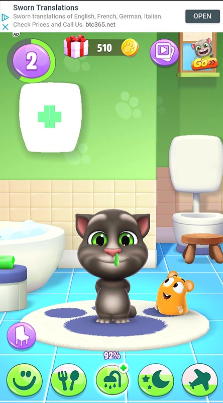 My Talking Tom 2 3.8.1.3675 APK for Android Screenshot 1