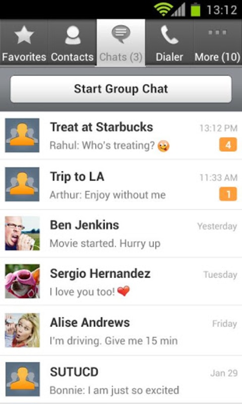 Nimbuzz Messenger 7.1.0 APK for Android Screenshot 4