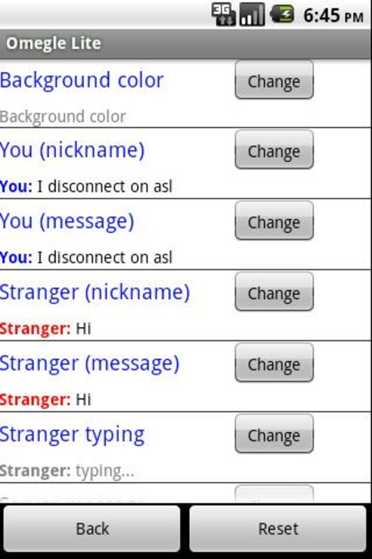 Omegle 1.0 APK for Android Screenshot 1