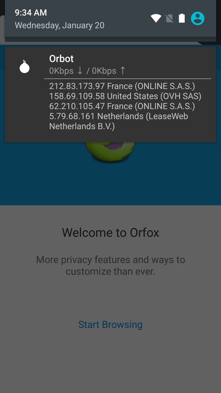 Orfox: Tor Browser Orfox-Final-RIP APK for Android Screenshot 10