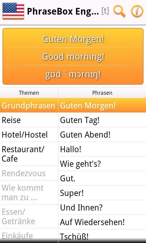 Phrasebook English (US) Lite 1.55 APK for Android Screenshot 5