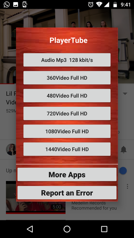 PlayerTube Download 1.1.0 APK for Android Screenshot 3
