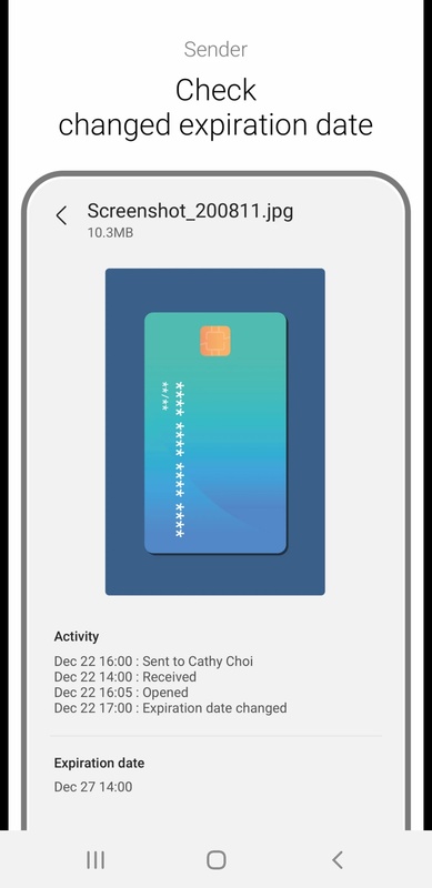 Samsung Private Share 1.2.00.31 APK feature