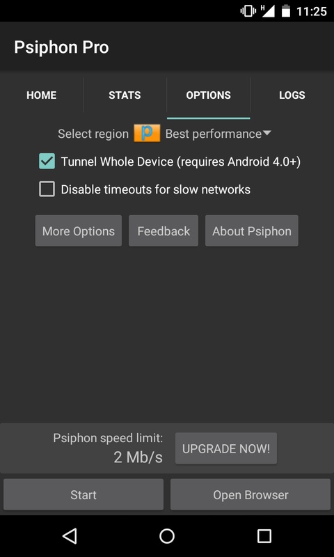 PsiPhon 379 APK for Android Screenshot 9