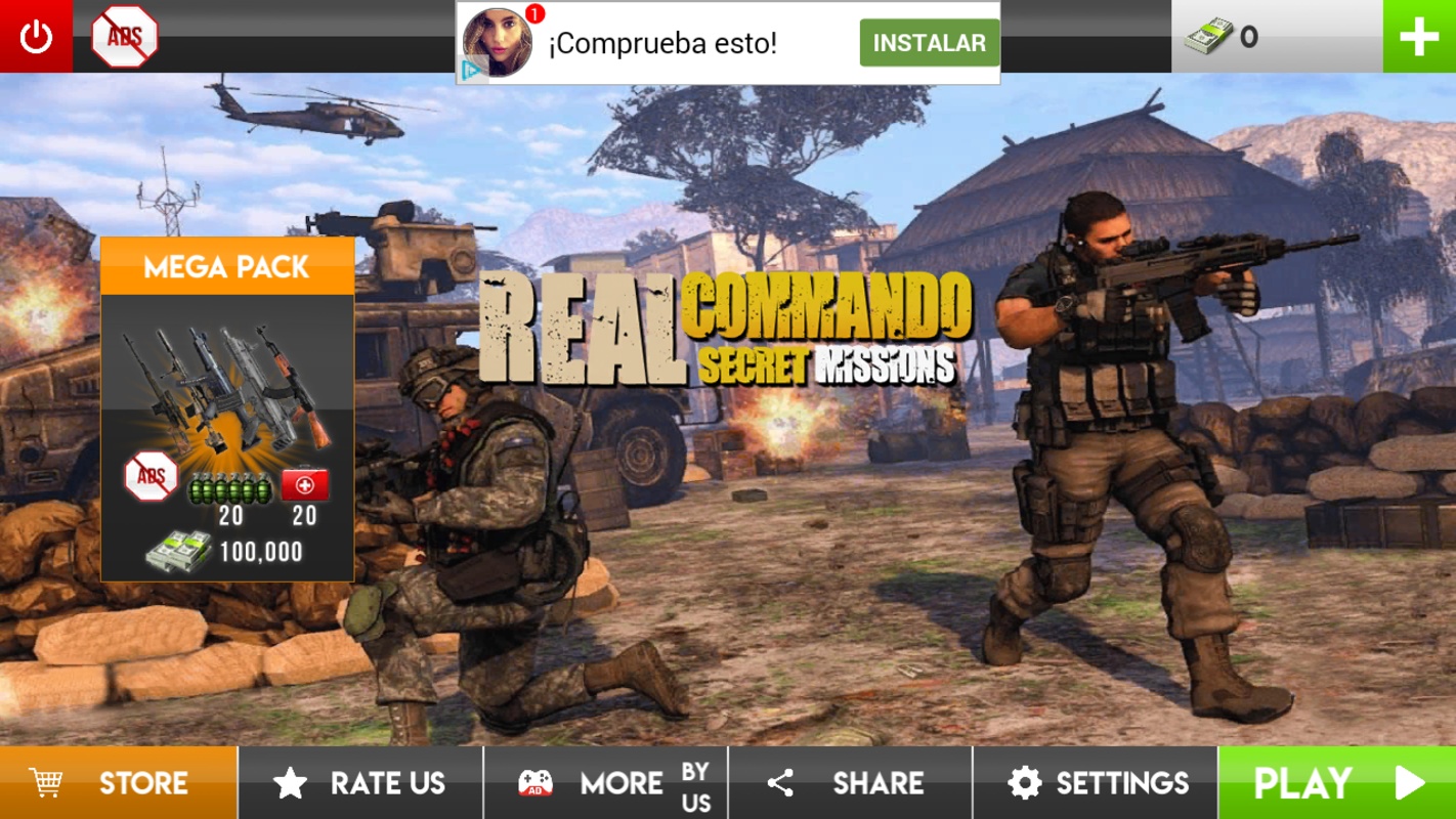 Real Commando Secret Mission 23.1 APK feature