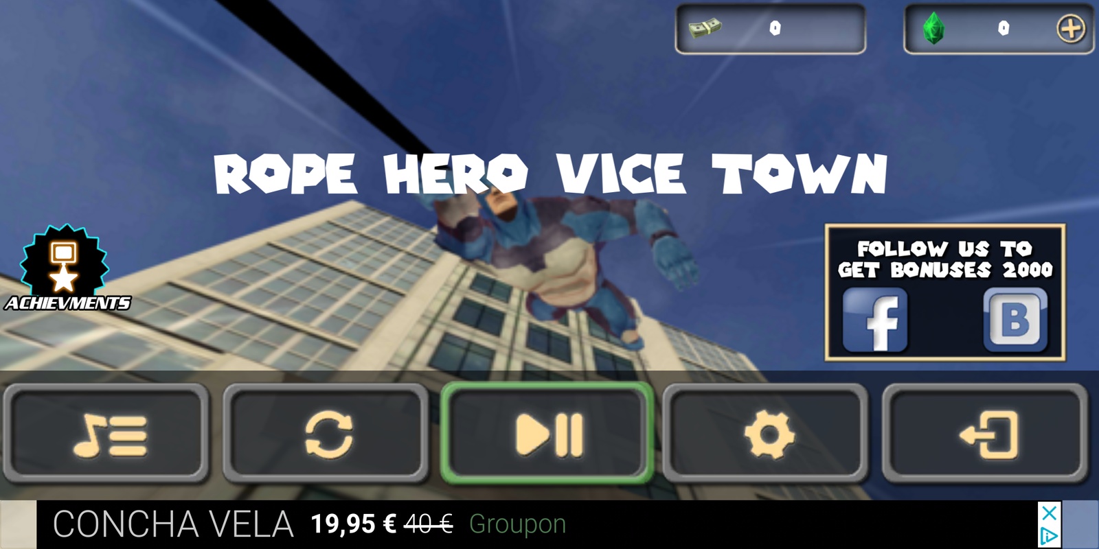 Rope Hero Vice Town 6.5.1 APK for Android Screenshot 1