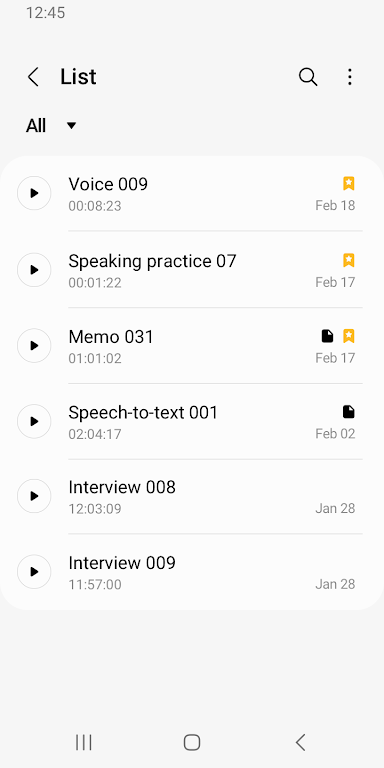 Samsung Voice Recorder 21.4.50.27 APK for Android Screenshot 7
