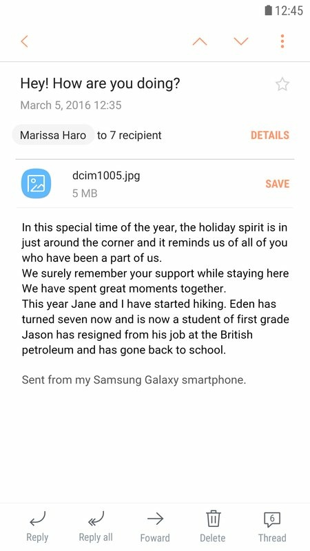 Samsung Email 6.1.75.0 APK for Android Screenshot 3