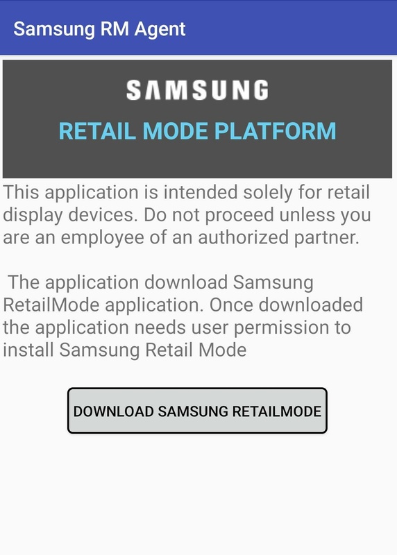Samsung Retail Mode 3.30.3 APK feature