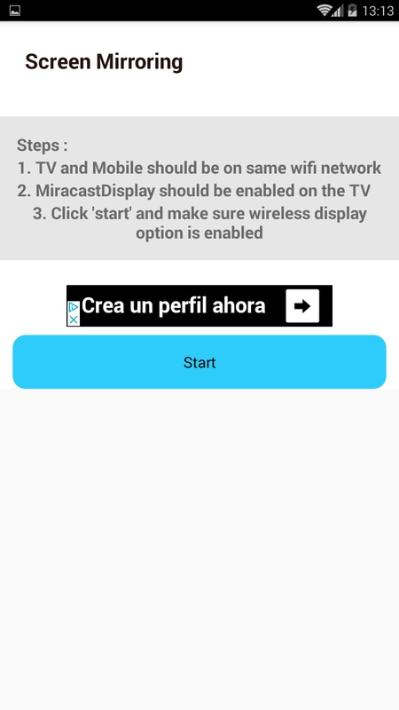 Screen Mirroring 2.0 APK for Android Screenshot 1