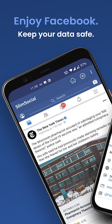 Slim Social for Facebook 10.0.9 APK for Android Screenshot 1