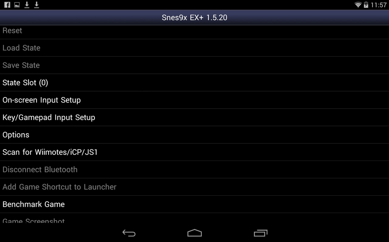Snes9x EX 1.5.70 APK for Android Screenshot 1
