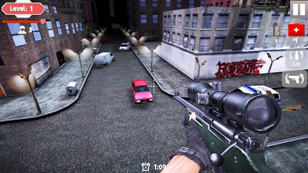 Sniper Shoot War 3D 9.1 APK feature