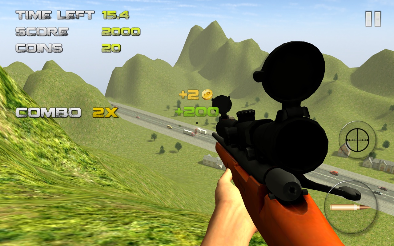 Sniper: Traffic Hunter 2.5 APK feature