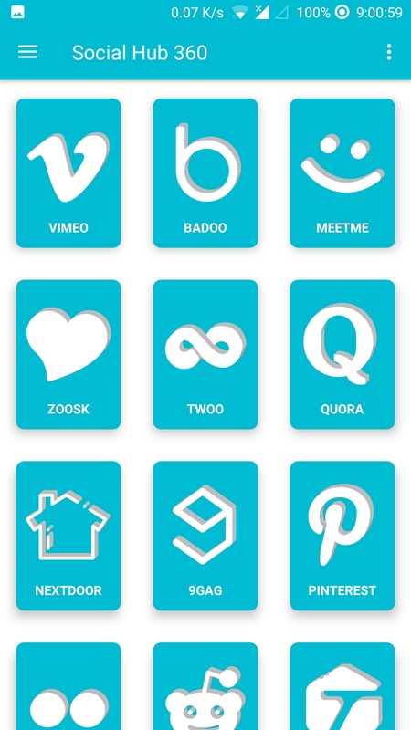 SOCIAL HUB 360 1.0 APK for Android Screenshot 1