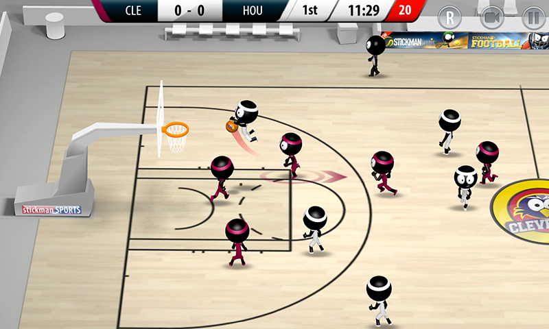 Stickman Basketball 2017 1.2.1 APK for Android Screenshot 1