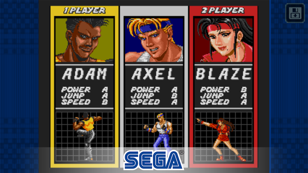 Streets of Rage Classic 6.4.0 APK feature