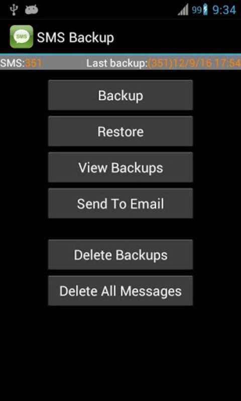 Super Backup: SMS and Contacts 2.3.58 APK feature