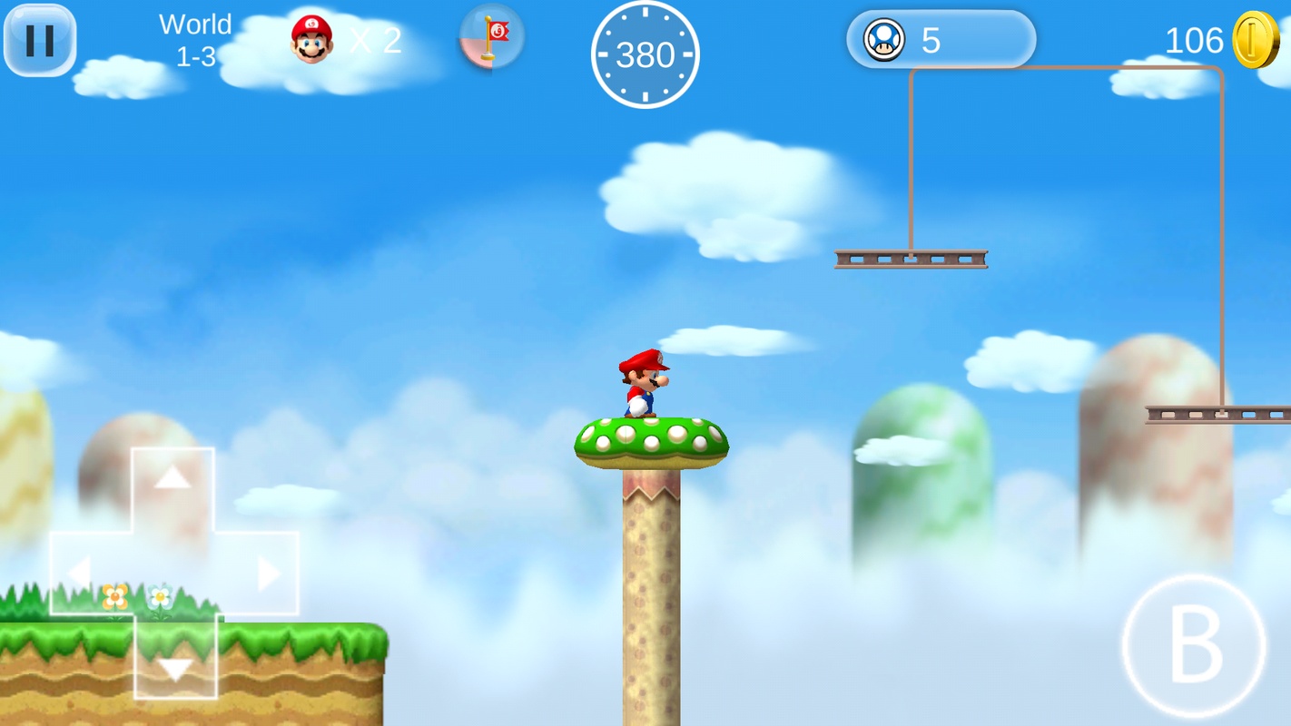Super Mario 2 HD 1 APK for Android Screenshot 1