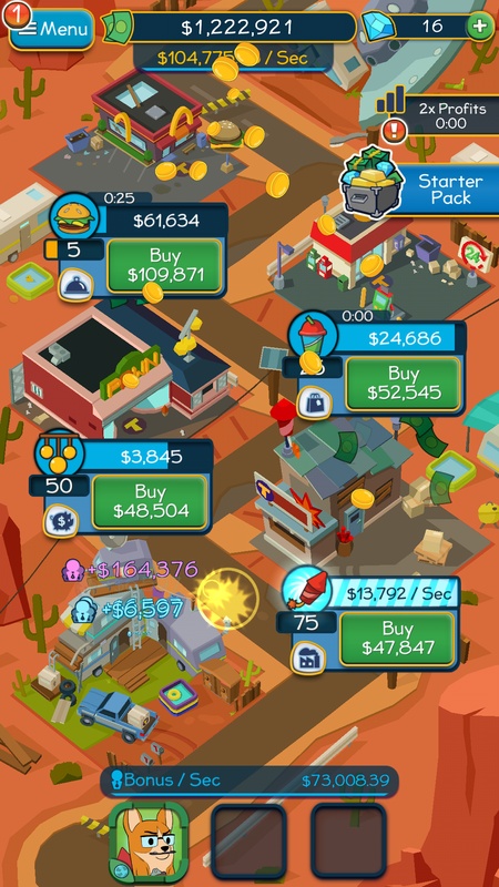 Taps to Riches 2.84 APK for Android Screenshot 2