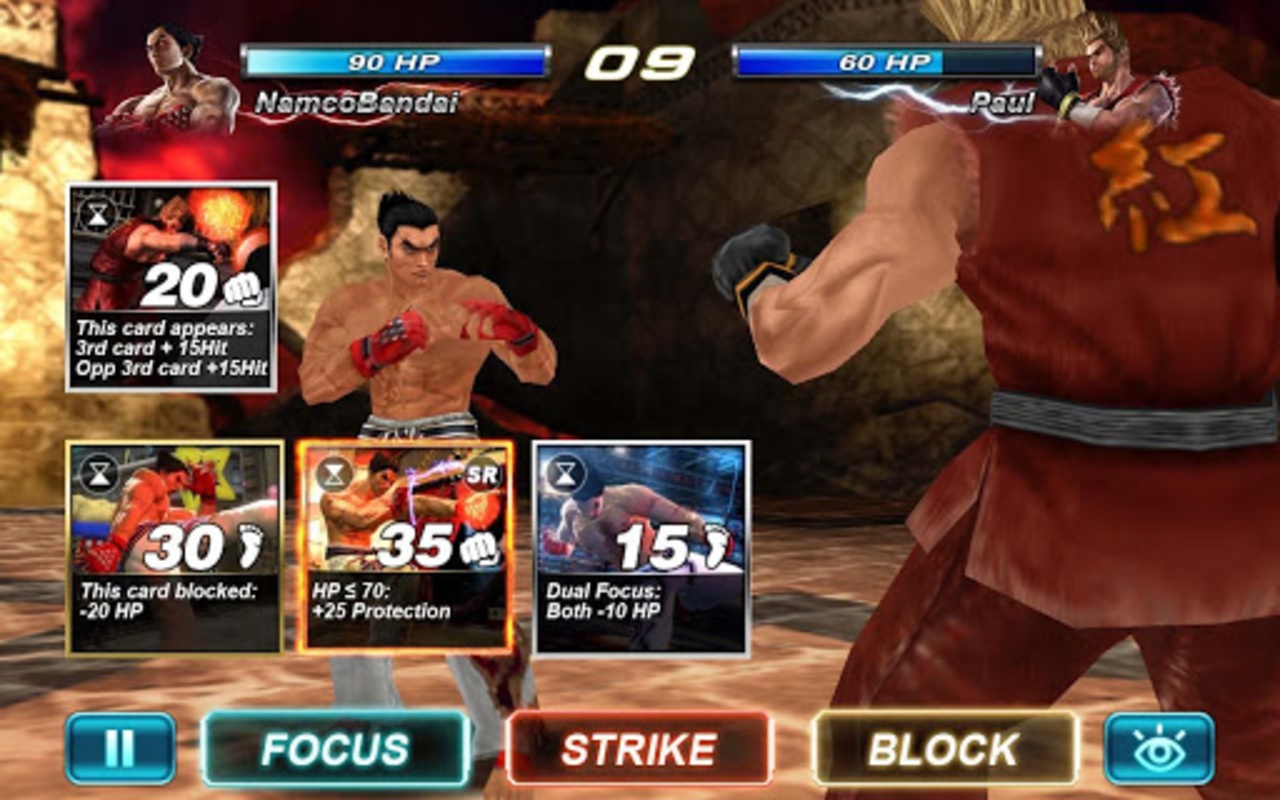 Tekken Card Tournament 3.422 APK for Android Screenshot 1