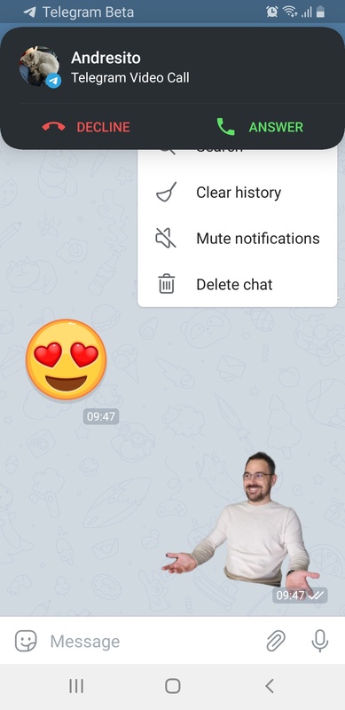 Telegram Beta 9.6.0 APK for Android Screenshot 1