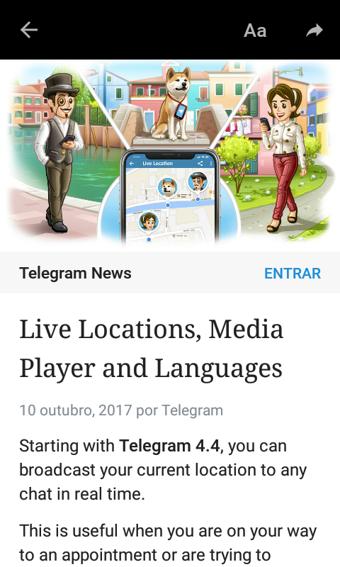 Telegram Black 1.0 APK for Android Screenshot 2