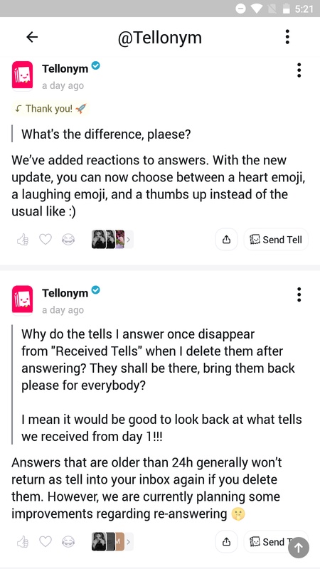 Tellonym 3.59.3 APK for Android Screenshot 2