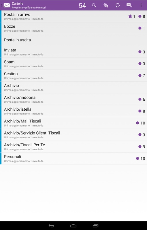 Tiscali Mail 4.9.2.0 APK for Android Screenshot 6