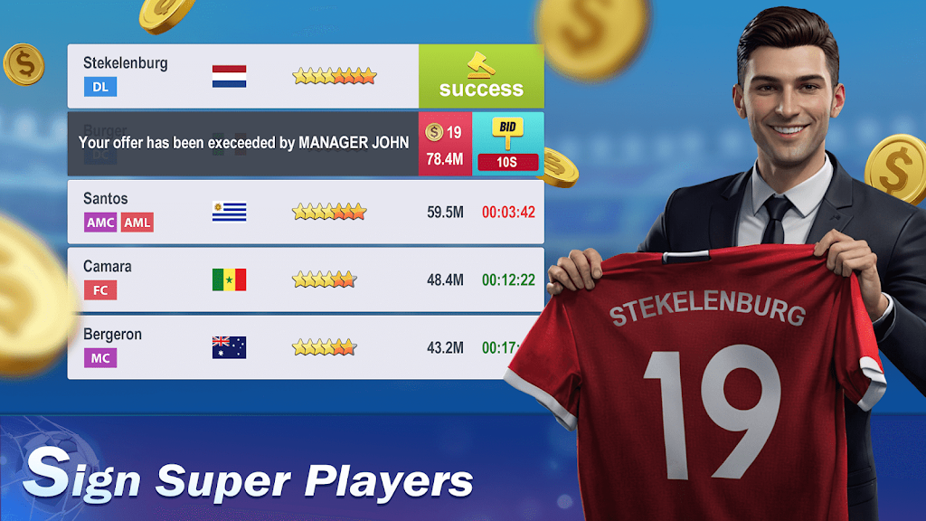 Top Football Manager 2.9.9 APK for Android Screenshot 4