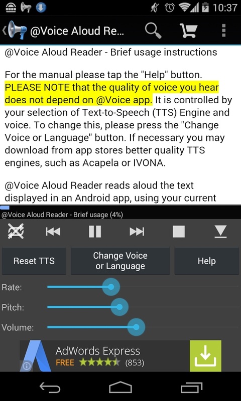 Voice Aloud Reader 27.4.2 APK for Android Screenshot 7