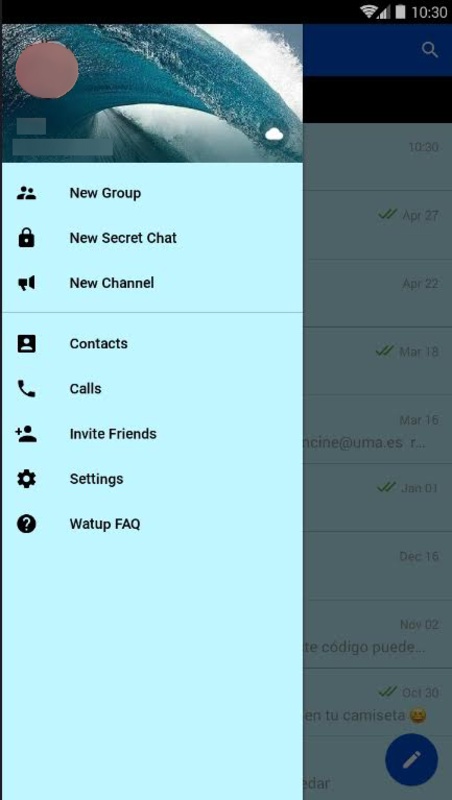 Watup 1.0 APK for Android Screenshot 1
