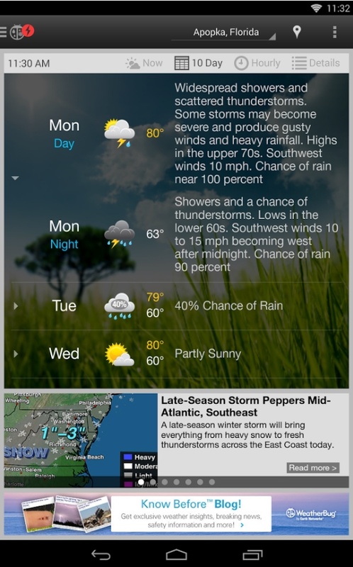 WeatherBug 5.57.0-31 APK for Android Screenshot 2