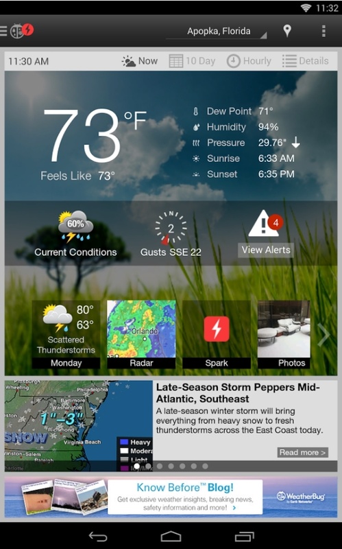 WeatherBug 5.57.0-31 APK for Android Screenshot 3