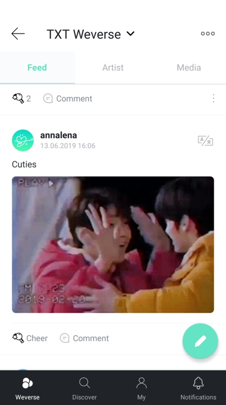 Weverse 2.7.1 APK for Android Screenshot 5