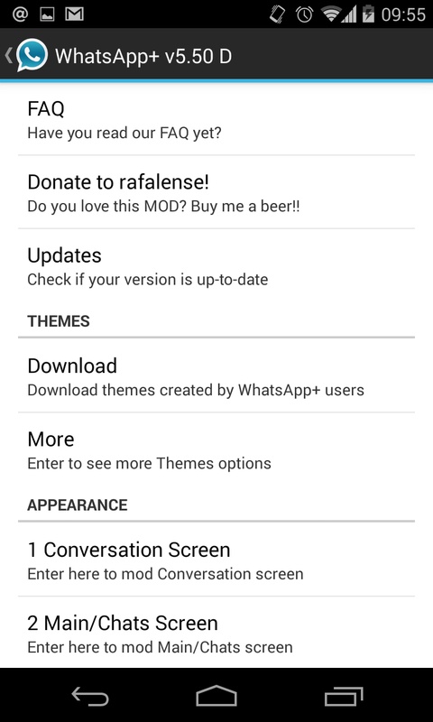 WhatsApp PLUS APK for Android Screenshot 2