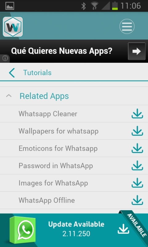 Update WhatsApp 1.4 APK for Android Screenshot 5