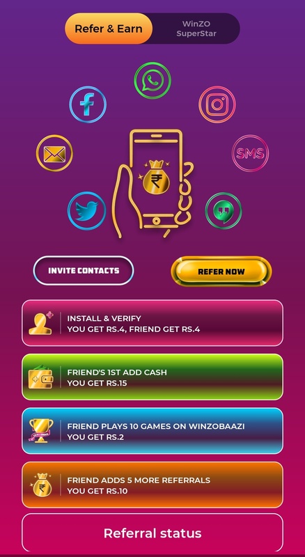 WinZO Gold 33.4.1051 APK for Android Screenshot 2