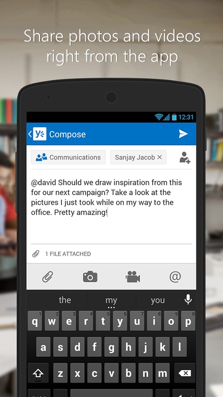 Yammer 6.0.4.2613 APK feature