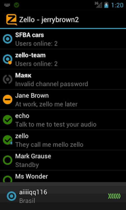 Zello Walkie Talkie 5.20.1 APK for Android Screenshot 4