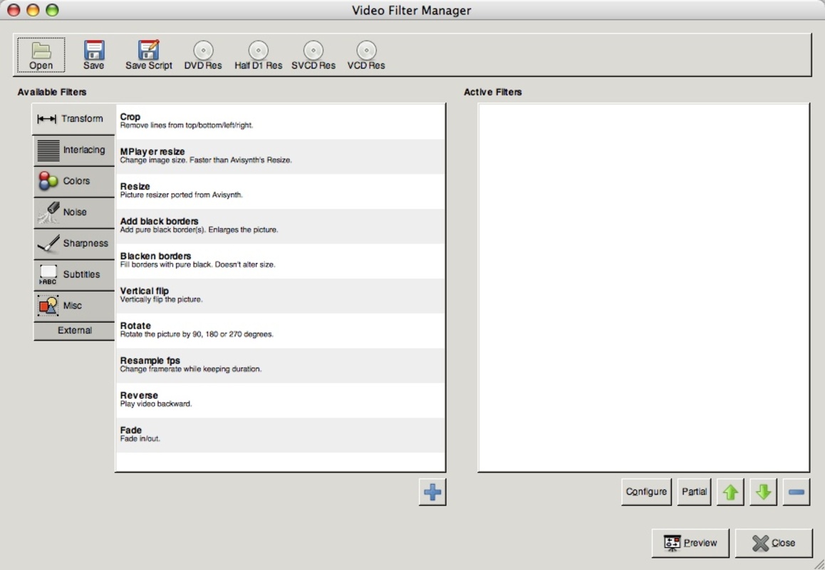 Avidemux 2.8.1 for Mac Screenshot 4