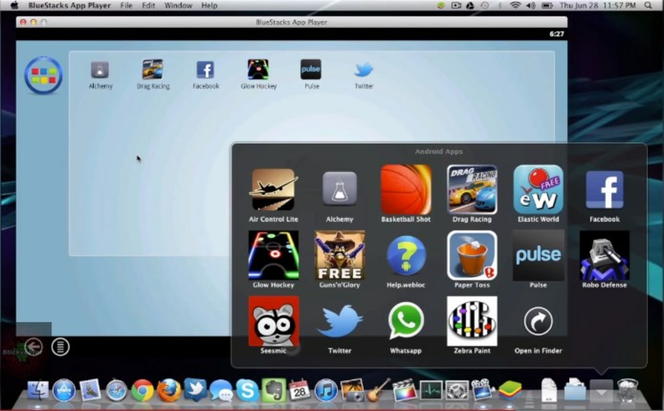 BlueStacks App Player 4.270.1 for Mac Screenshot 1