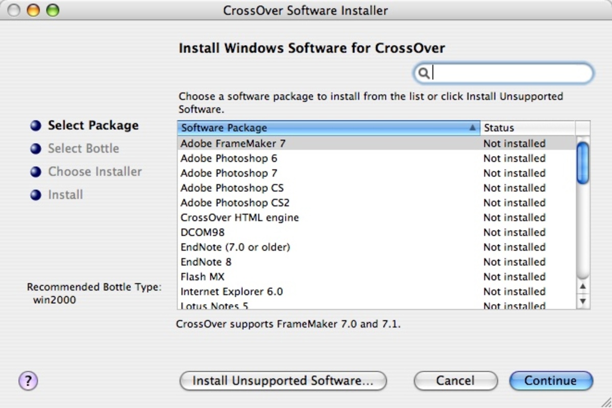 CrossOver 21.0.0 for Mac Screenshot 2