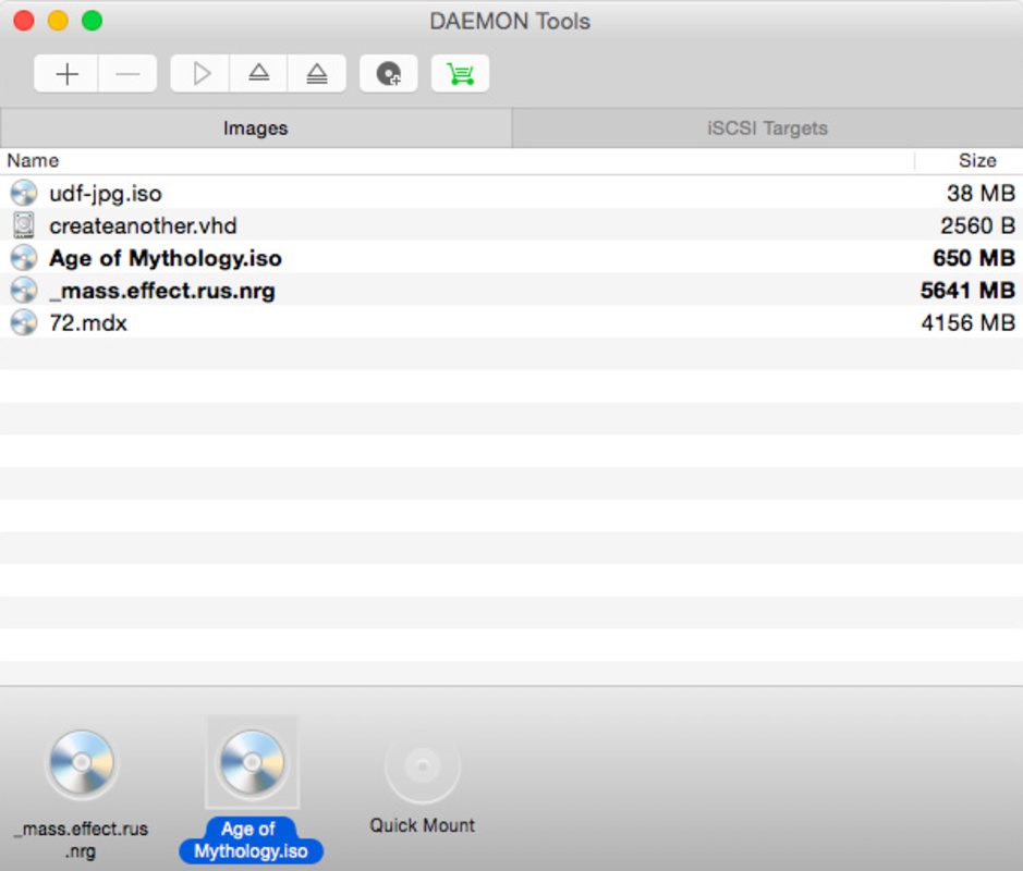 DAEMON Tools 8.4.752 for Mac Screenshot 1