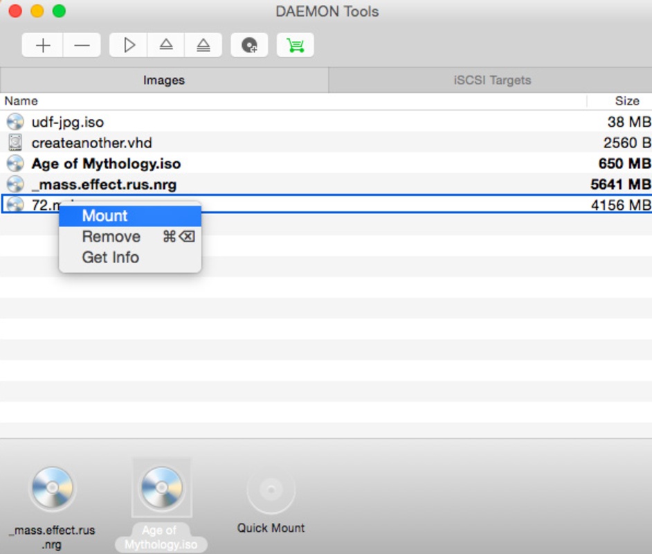 DAEMON Tools 8.4.752 for Mac Screenshot 3