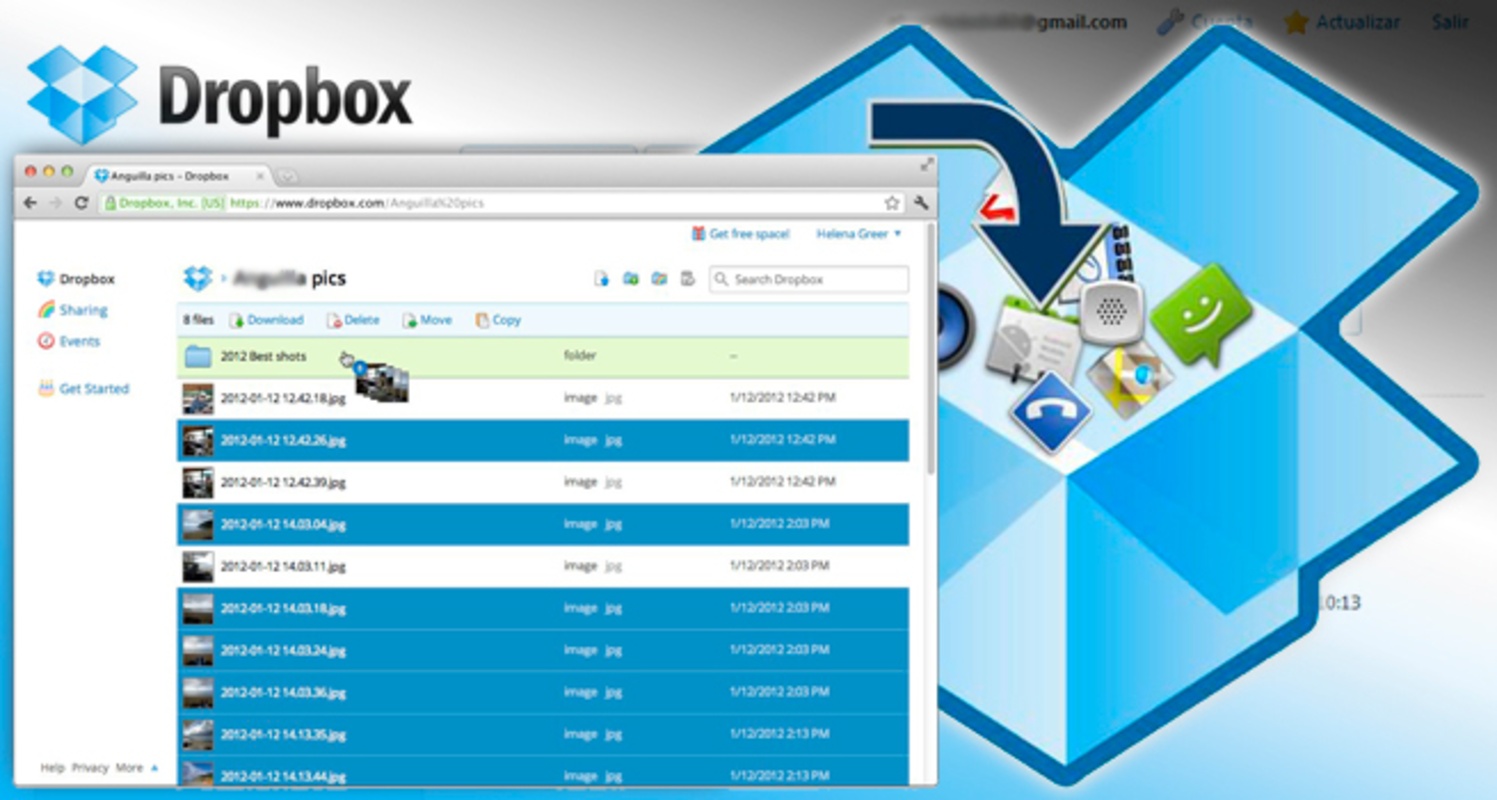 Dropbox 171.4.6182 for Mac Screenshot 1