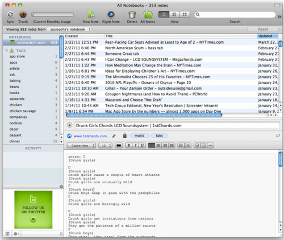 Evernote 10.54.4 for Mac Screenshot 2