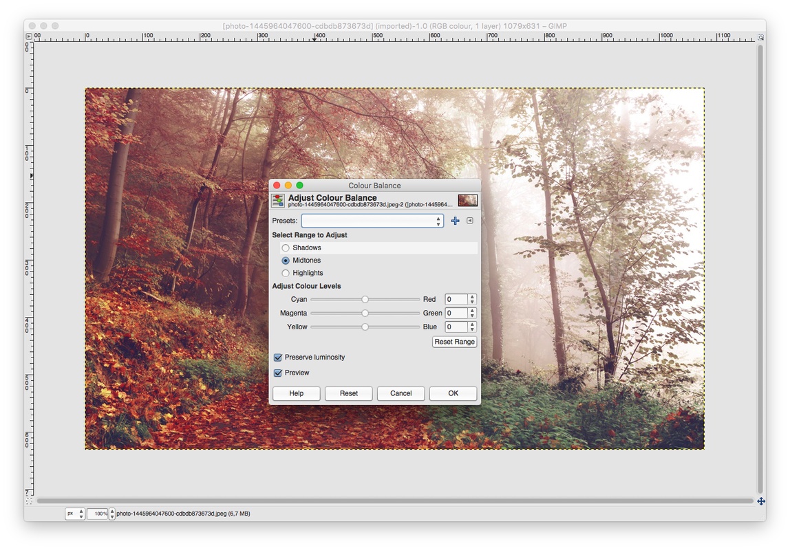 GIMP 2.10.34 for Mac Screenshot 1